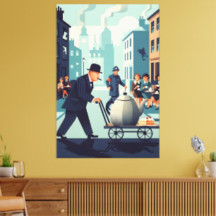 Cool Sir Winston Churchill  Canvas Print