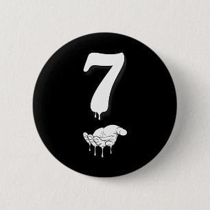 Cool Six Seven 6 7 Meme Gen Alpha Slang Costume Ma Cm Round Badge