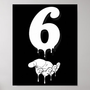 Cool Six Seven 6 7 Meme Gen Alpha Slang Costume Ma Poster