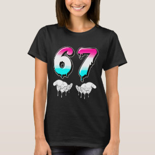 Cool Six Seven 6 7 Meme Gen Alpha Slang Costume Ma T-Shirt