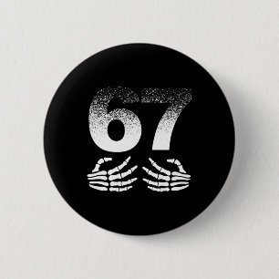 Cool Six Seven Gen Alpha Slang Popular Meme Trendi 6 Cm Round Badge
