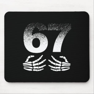Cool Six Seven Gen Alpha Slang Popular Meme Trendi Mouse Pad
