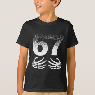 Cool Six Seven Gen Alpha Slang Popular Meme Trendi T-Shirt