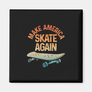 Cool Skateboard Art For Men Women Skateboarding Sk Magnet