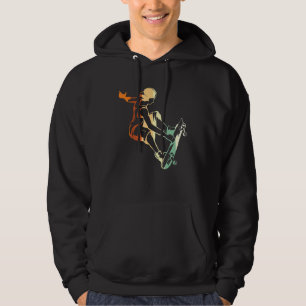 Cool Skateboard Grap Trick Vintage Skateboarding Hoodie