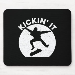 Cool Skateboarding Art For Men Women Skateboarder  Mouse Pad