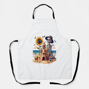 Cool Skeleton at the Beach Apron