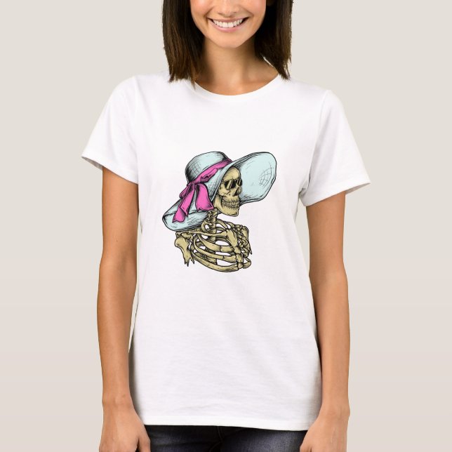 Cool Skeleton Bubblegum Snapback Tee (Front)