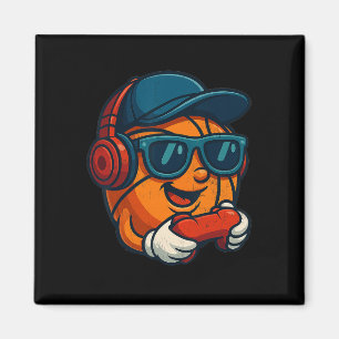 Cool Sketll Gamer For Kids Youth Funny Sketll Gami Magnet