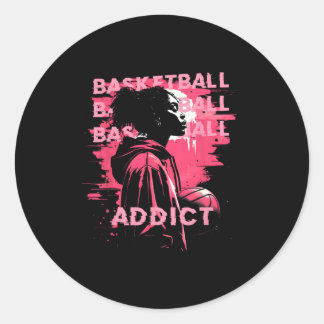 Cool Sketll Graffiti Style Illustration Graphic De Classic Round Sticker