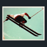 Cool Ski Bum Poster<br><div class="desc">Cool poster with ski bum making his move. We change and add both text and colours, as well as size and placement, all upon request. Contact us with your unique needs and we do the rest!</div>