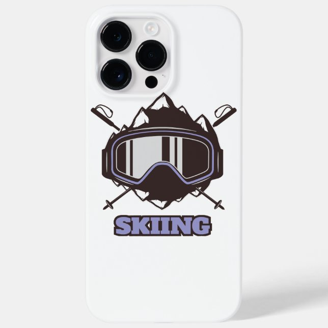 Cool Ski Helmet  Case-Mate iPhone Case (Back)