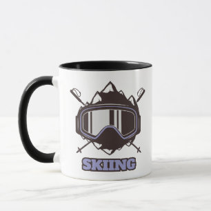 Cool Ski Helmet  Mug