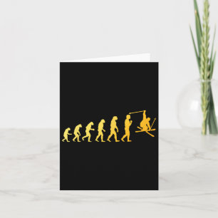 Cool Skiing Art For Men Women Skiing Themed Ski Lo Card