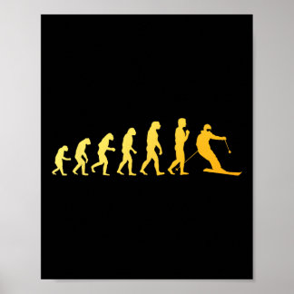 Cool Skiing Art For Men Women Skiing Themed Ski Lo Poster