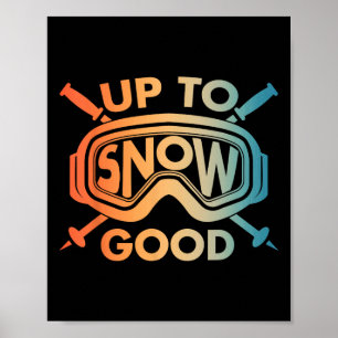 Cool Skiing Design For Men Women Ski Skier Snow Sk Poster