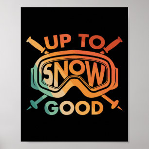 Cool Skiing Design For Men Women Ski Skier Snow Sk Poster