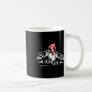 Cool Skiing Skis Downhill Mountain Adventure Skier Coffee Mug