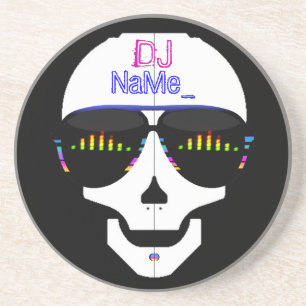 Cool Skull DJ - Customised Coaster