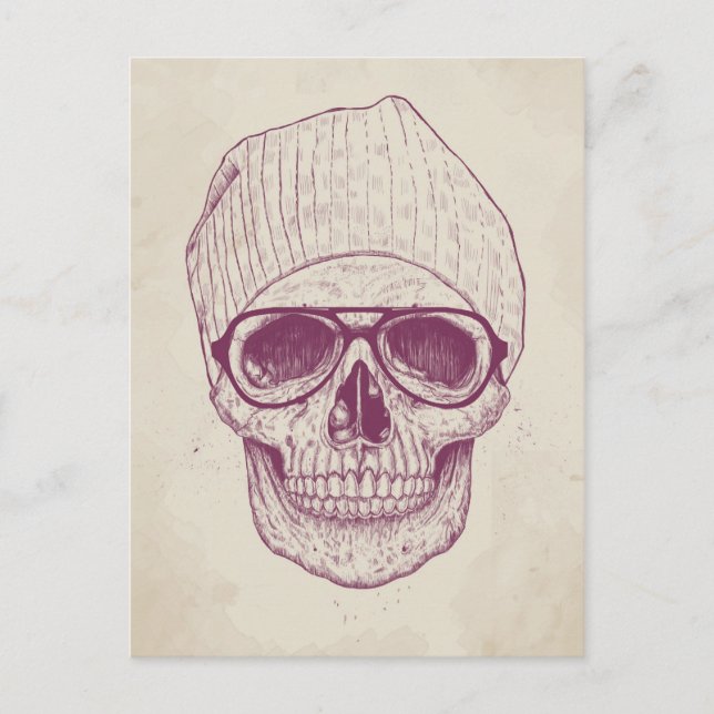 Cool skull postcard (Front)
