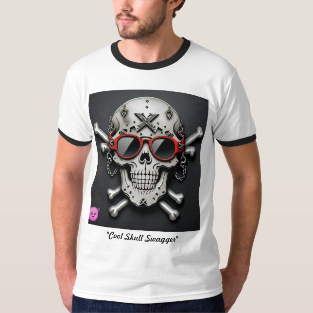 "Cool Skull Swagger" T-Shirt (Front)