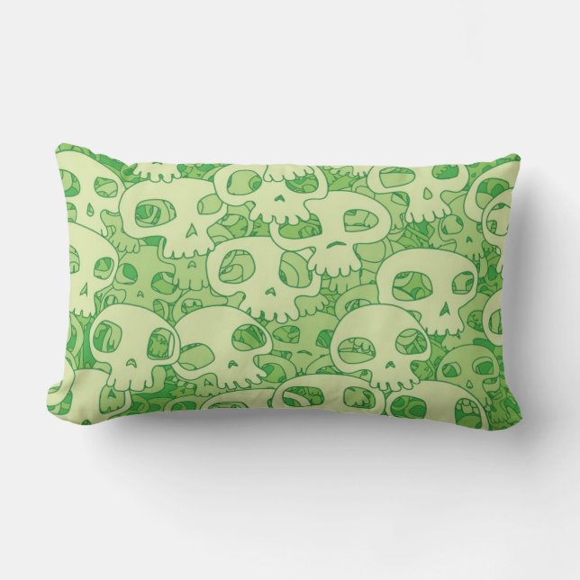 Cool skulls lumbar cushion (Front)