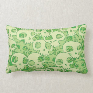 Cool skulls lumbar cushion