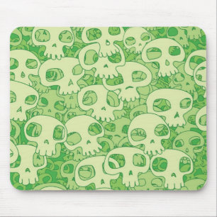 Cool skulls mouse pad