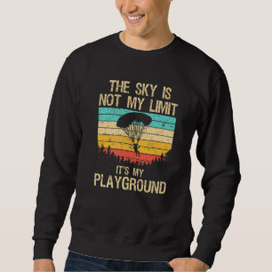Cool Skydiving For Men Women Skydive Parachute Sky Sweatshirt