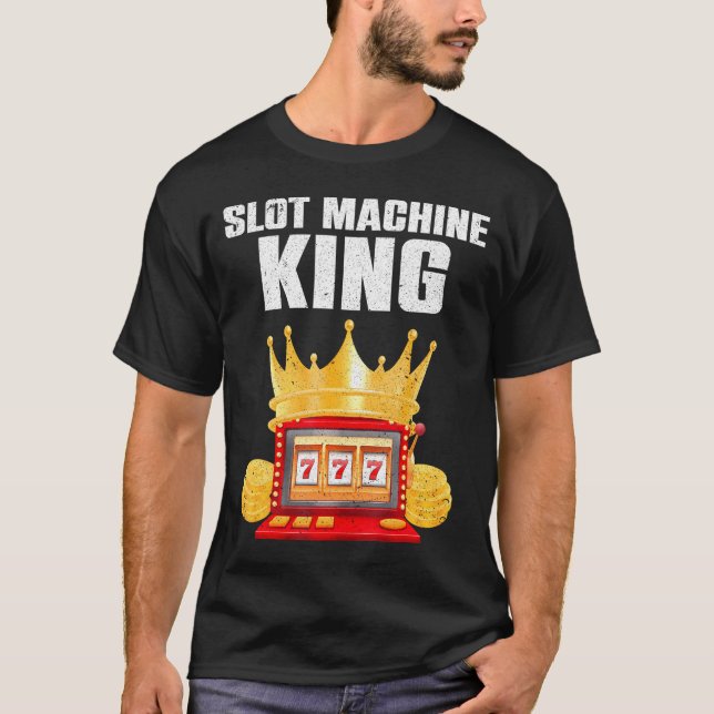 Cool Slot Machine Lovers Boys Casino Gambler.png   T-Shirt (Front)