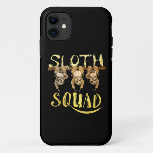 Cool Sloth Squad – Funny Lazy Animal Lover Design Case-Mate iPhone Case