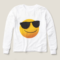 Cool Smiley Sweatshirt | Fun Emoji Graphic Design