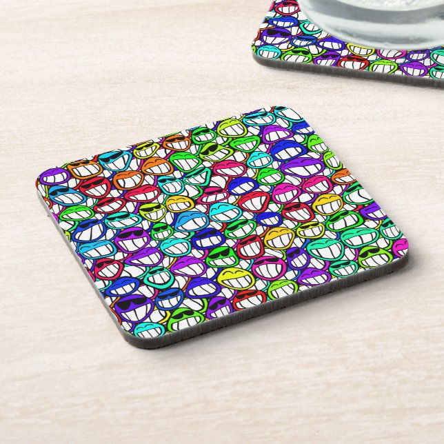 COOL SMILING FACES GROUP COASTER (Left Side)
