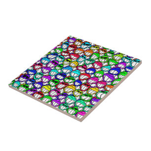 COOL SMILING FACES GROUP TILE