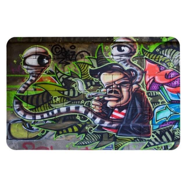 Cool Smoking Guy Magnet (Horizontal)