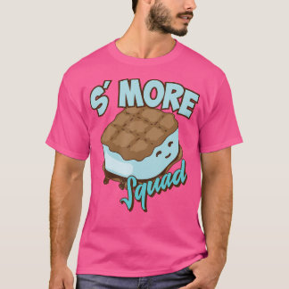 Cool S'More Squad  Funny Camping Group Camper Food T-Shirt
