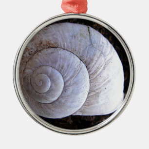 Cool snailshell metal tree decoration