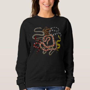 Cool Snake For Men Women Boa Serpent Corn Coral Ra Sweatshirt