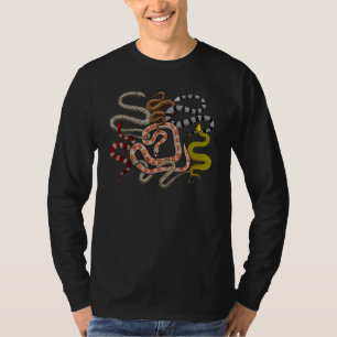 Cool Snake For Men Women Boa Serpent Corn Coral Ra T-Shirt