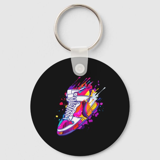 Cool Sneaker Design For Men Women Scute Ss Cute Ss Key Ring (Front)