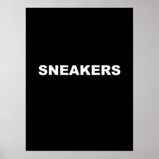 Cool Sneaker Wall Art Poster