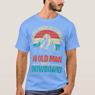 Cool Snowboard Art Men Women Skier Snowboarding Sn T-Shirt