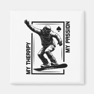 Cool Snowboard Extreme Snowboarding Pro Snowboarde Magnet