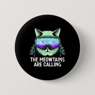 Cool Snowboard For Men Women Kids Ski Lover Mounta 6 Cm Round Badge