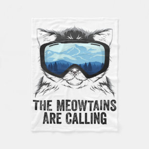 Cool Snowboard For Men Women Kids Ski Lover Mounta Fleece Blanket
