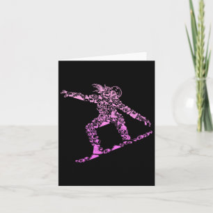Cool Snowboarder Apparel And Gift Ideas Women Girl Card