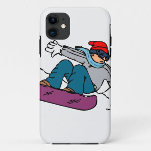 Cool Snowboarder snowboarding gift winter love Case-Mate iPhone Case