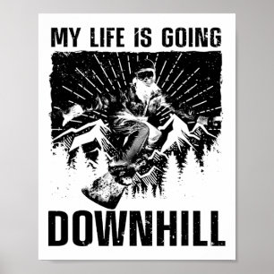 Cool Snowboarding Art For Men Women Snowboard Snow Poster