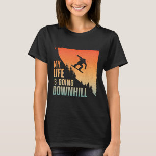 Cool Snowboarding Art For Men Women Snowboard Snow T-Shirt