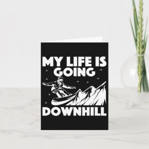 Cool Snowboarding Art For Men Women Snowboarder Sn Card